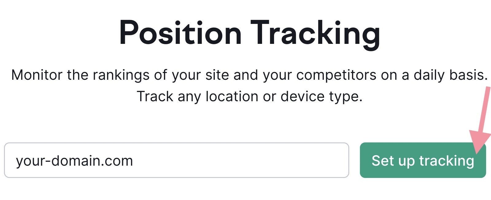 Position Tracking tool