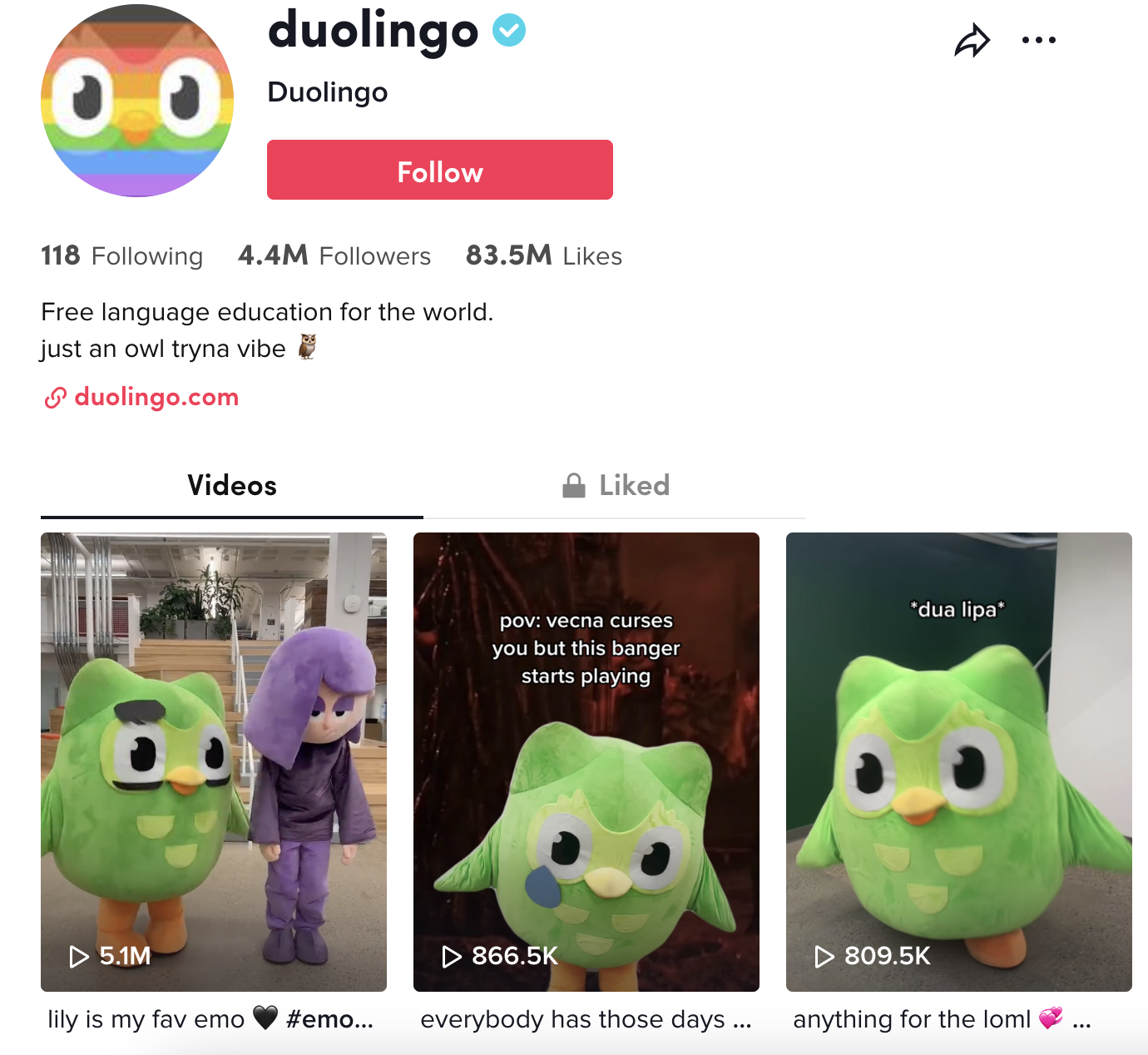 Duolingo TikTok