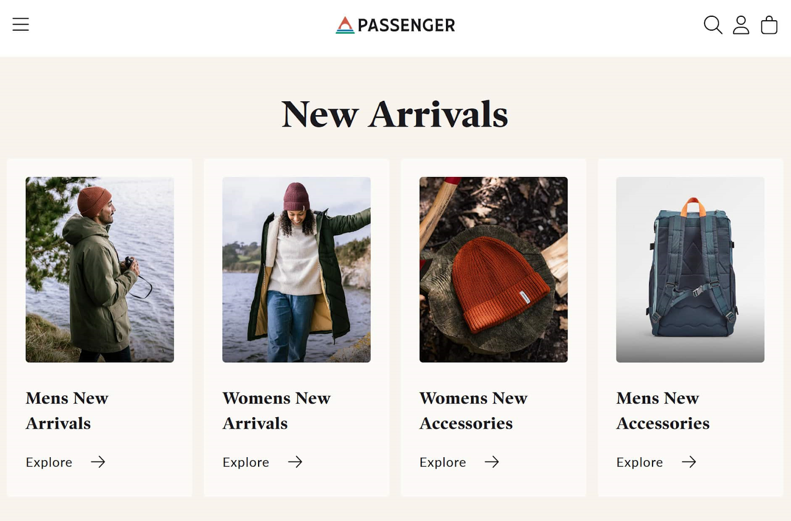 Passenger's website