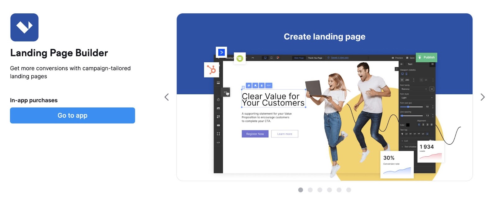 Landing Page Builder landing page