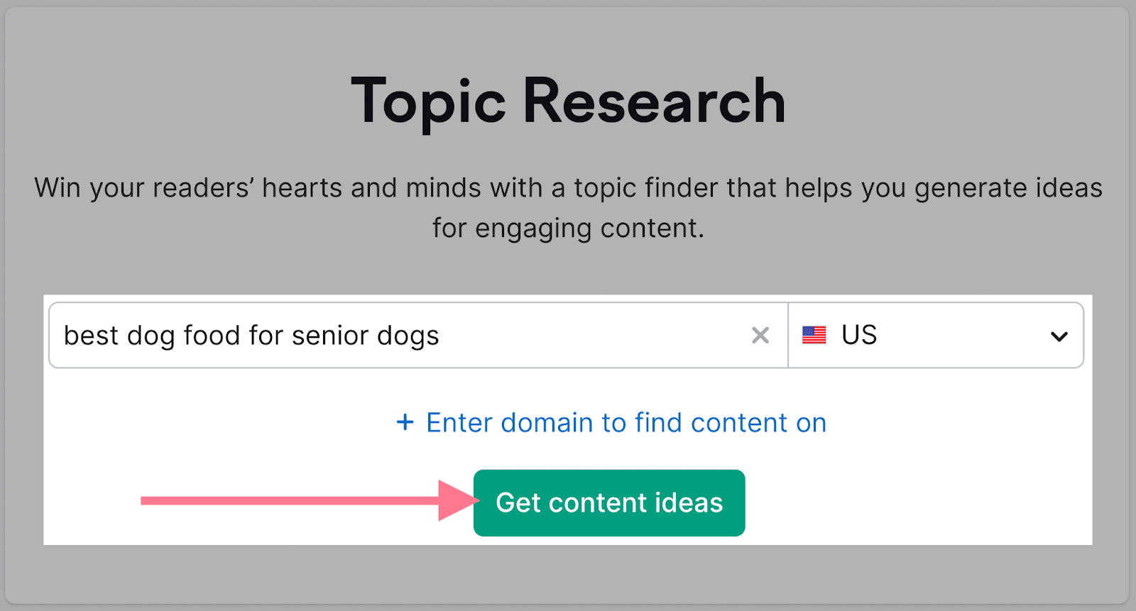 Topic Research tool