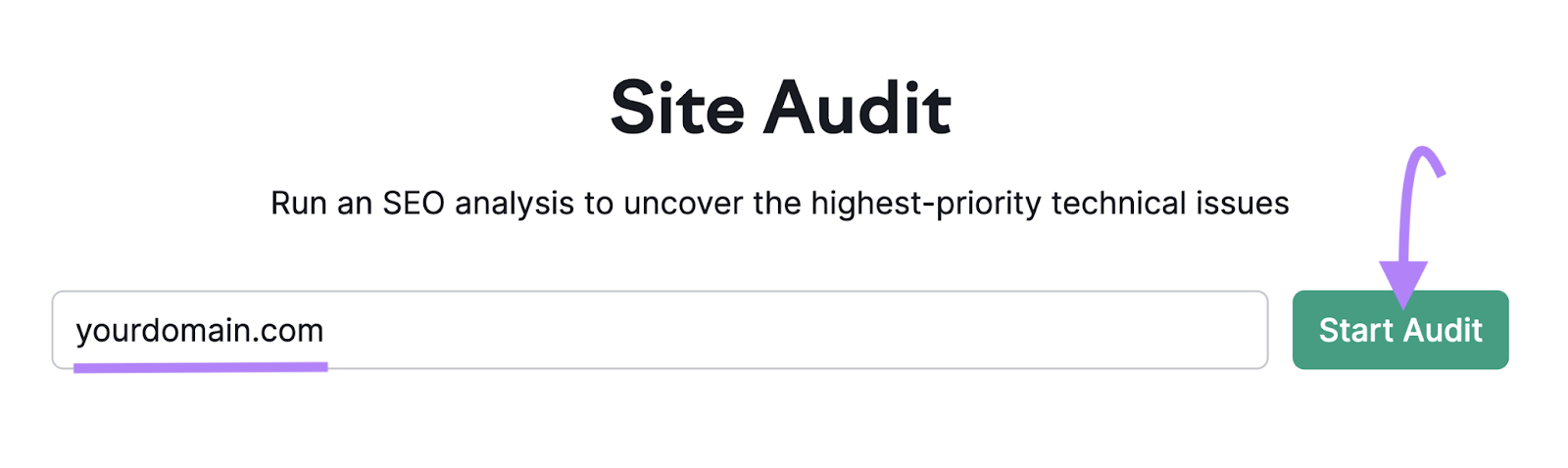 Site Audit tool