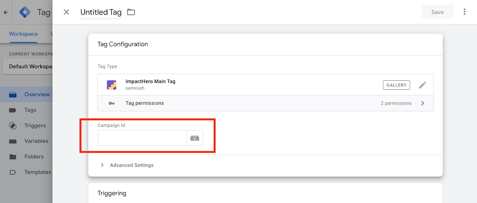 Setting Up ImpactHero Via Google Tag Manager image 5