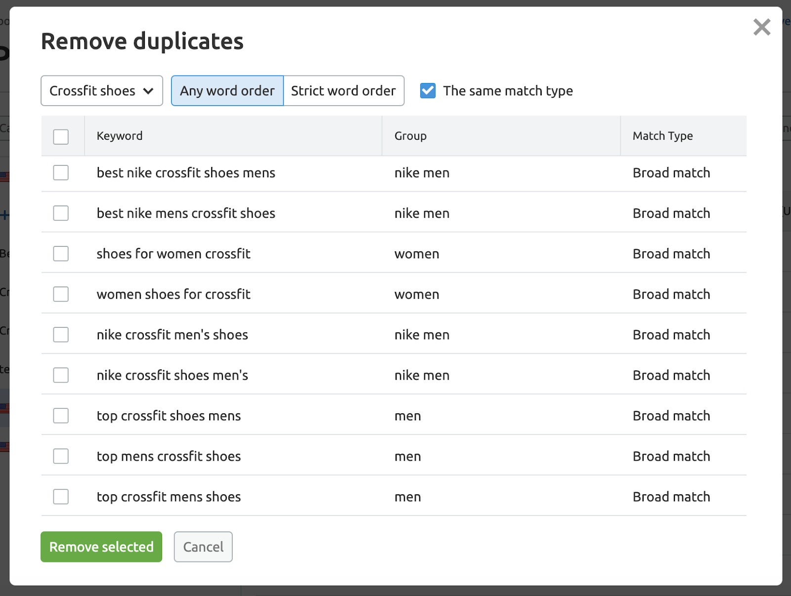 How to Restructure Your Google Ads Keyword List image 3